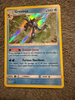 Greninja Holo Pokémon Card 9/18