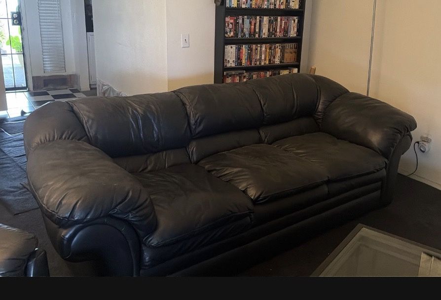 Leather Couch 
