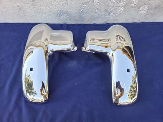 Original 1953, 1954 Chevrolet Rear Chrome Wrap Around, Bumper Corner, Ends Bumper.