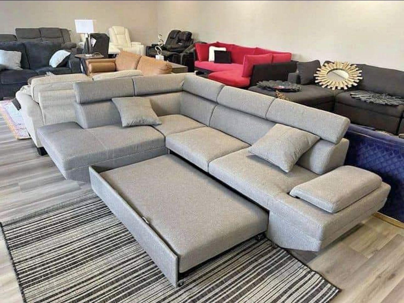large sleeper sectional