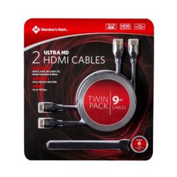 NEW! Member’s Mark Ultra HD HDMI Cables