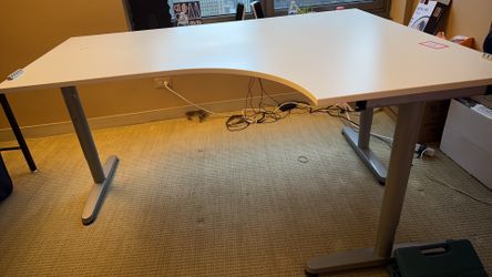 Right Corner Desk White