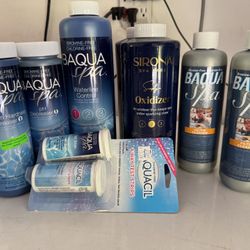 Baqua/Sirona Hot Tub Chemicals And Test Strips