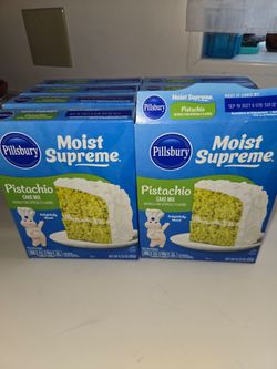 Pillsbury Moist Supreme Pistachio Cake Mix 8-Pack