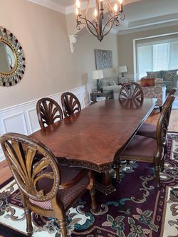 Wooden Ashley formal dining table