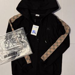 Burberry Zip Up Hoodies 