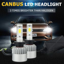 HID conversion kit- led headlight bulbs- any ride luces Honda crv cbr civic accord chevy impala malibu to ford f150 f250