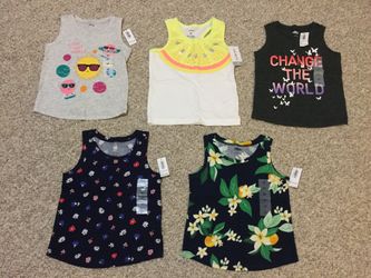 NWT 2T Girl Summer Shirts