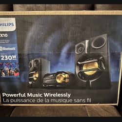 PHILIPS FX10 Bluetooth Stereo System-BRAND NEW/SEALED