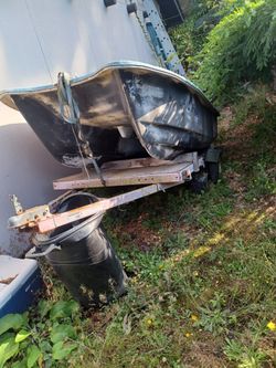 Boat and trailer