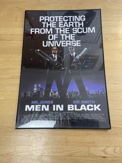 Original Men In black Movie poster Will Smith