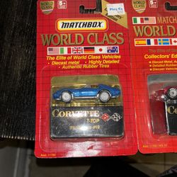 Matchbox World Class Corvettes 