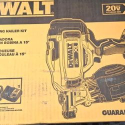DeWalt 15° roofing nailer kit 