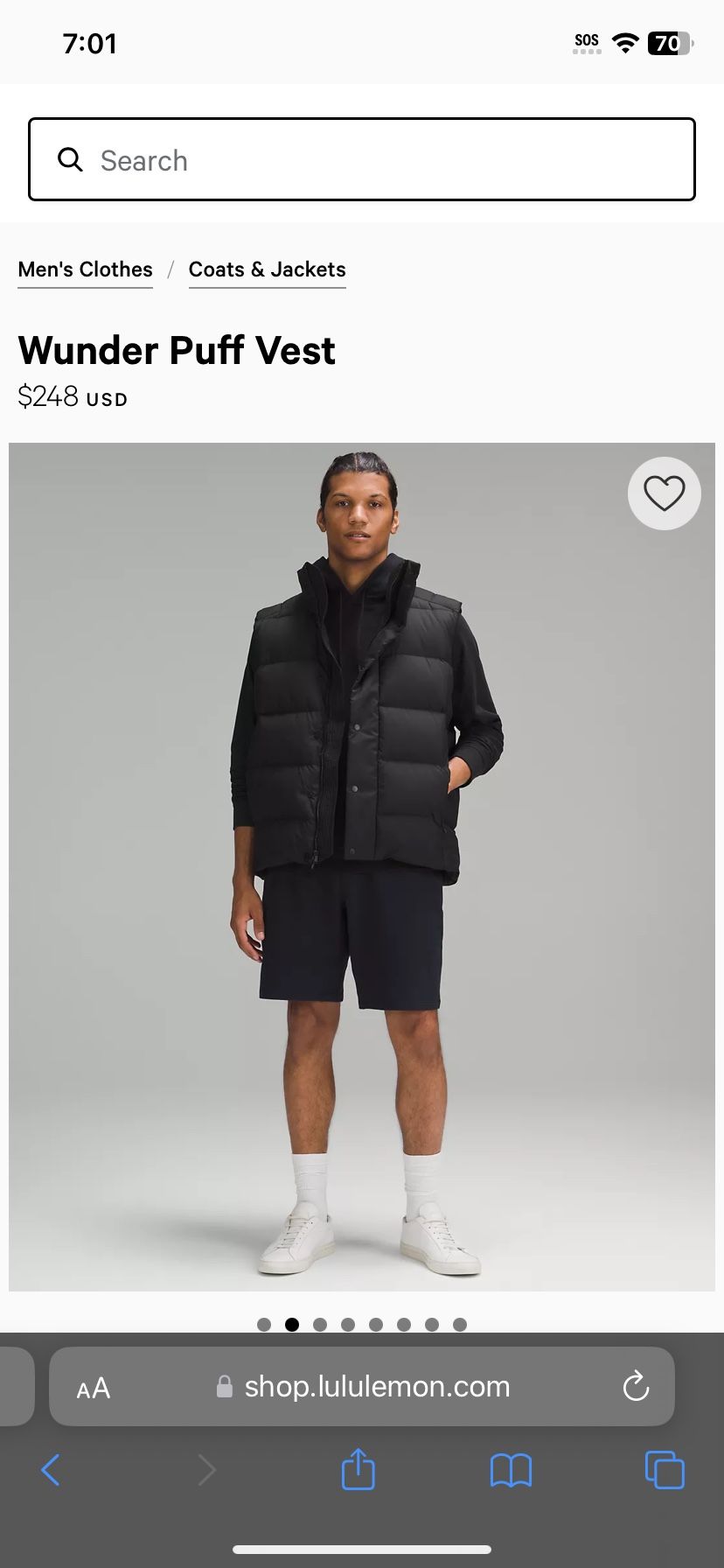 Lululemon Casual Wunder Puffer Vest