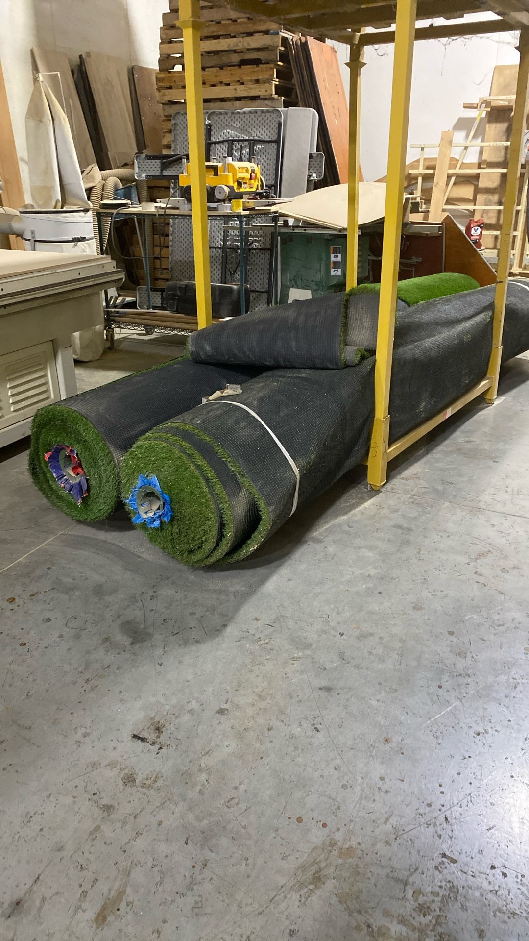 Two rolls of Astroturf 12 foot long