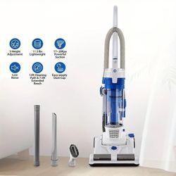 UC0101 Upright Vacuum Cleaner Power Suction Bagless Vacuum Cleaner Portable Floor Cleaner with 20ft Cord & 13 Inch Cleaning Path for Carpet, Hard Floo