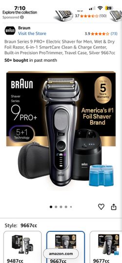 Braun shaver 9 pro