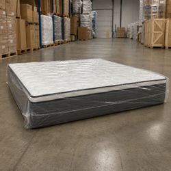 Must go NewKingPillowtopMattressIn Plastic