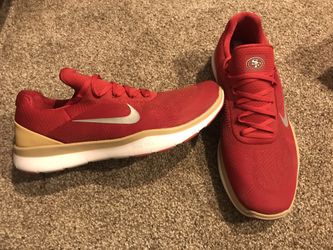 New Men's size 15 Nike free trainer v7 NFL San Francisco 49ers shoes Niners