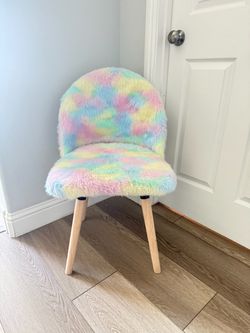 Girl rainbow chair