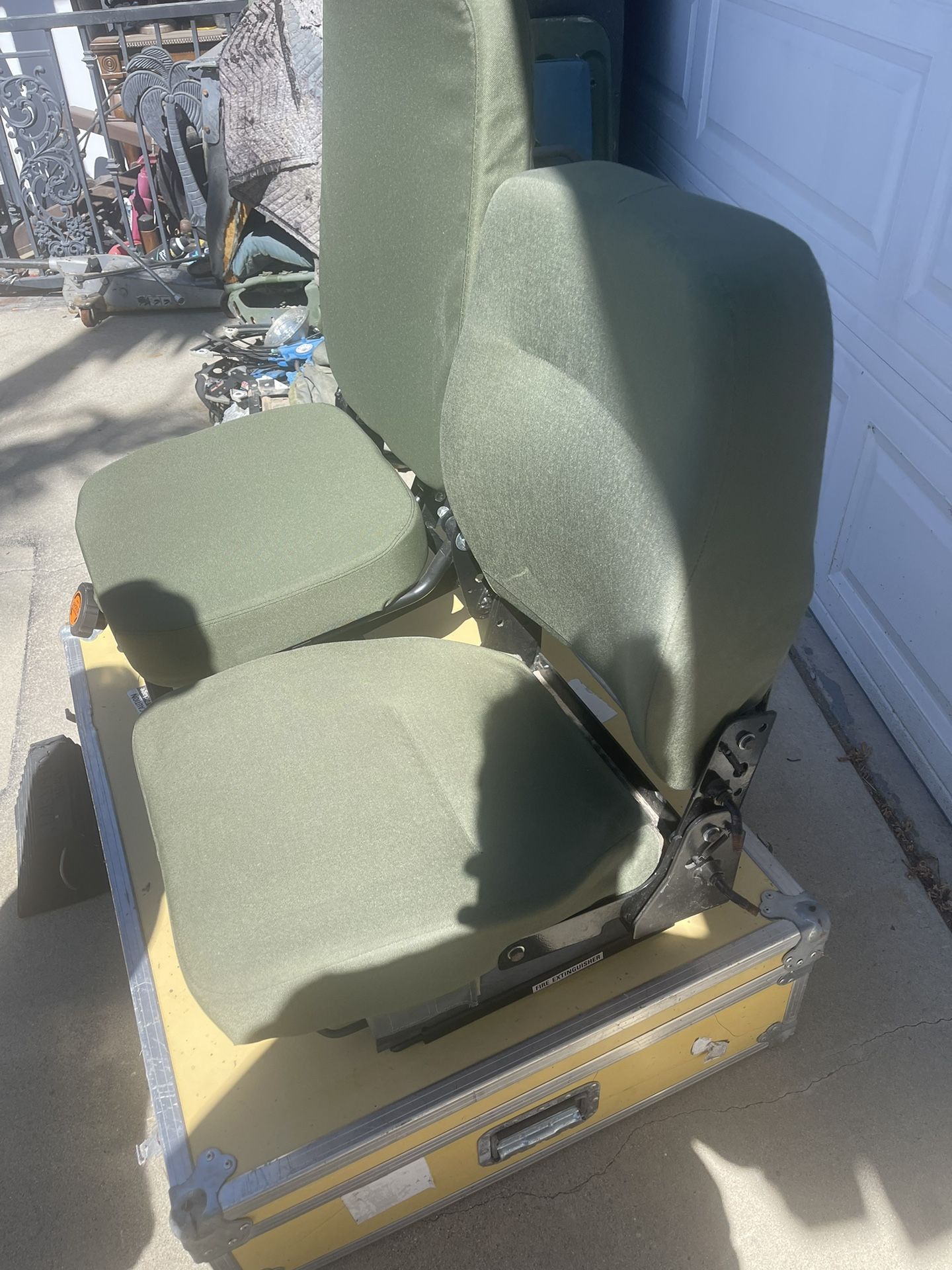 Humvee Oshkosh fold down seat (Right seat in picture)
