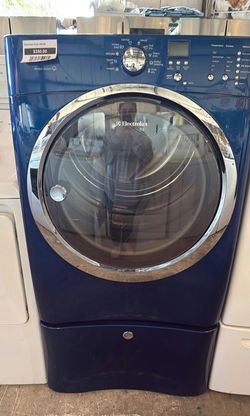 Electrolux Front Load Dryer with SteamDry - Blue