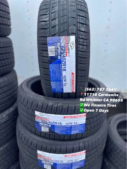 225/40R18 Atlander New Set of Tires Installed and Balanced Set de Llantas Nuevas Instaladas y Balanceadas
