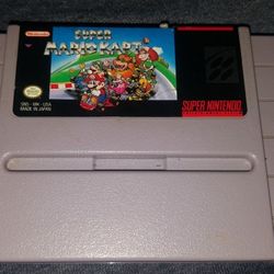 Super Mario Kart SNES Super Nintendo