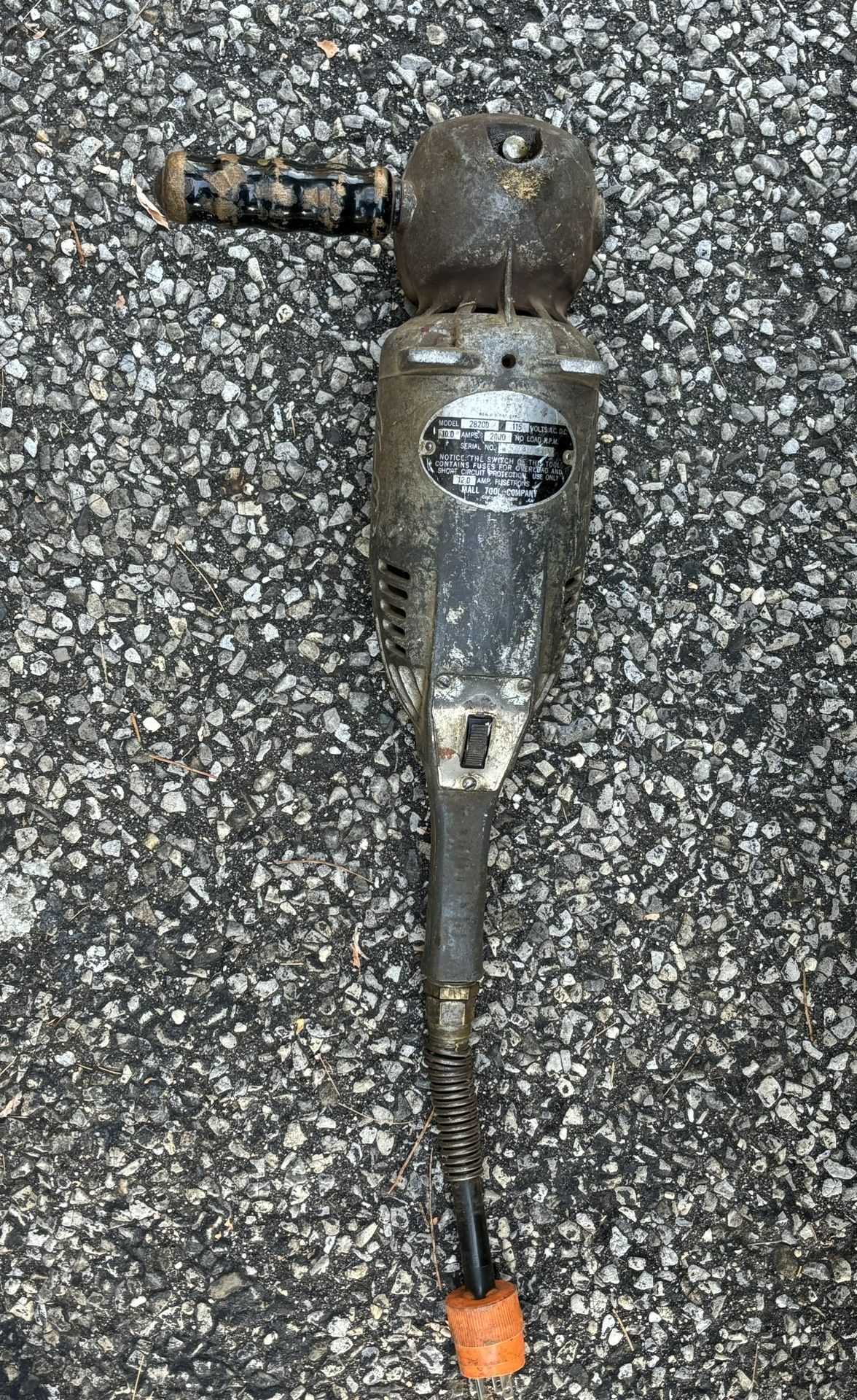 VINTAGE MALL HEAVY DUTY ANGLE GRINDER