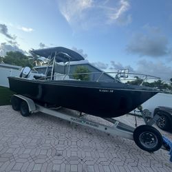  Boat Sea Fox  evinrude engine 250