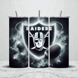 20oz Raiders Tumbler, Stainless Steel Raiders 