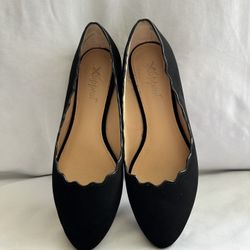 Black Suede Ballet Flat
