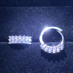 Sterling Silver 925 Little Girls Earrings 25$ Alamo Cash Only