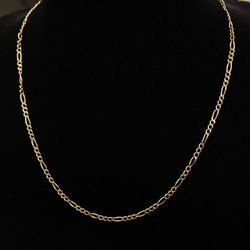 $500 Yellow Gold Figaro Chain