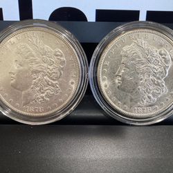 1878 S Morgan Silver Dollar’s 