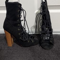 Lace Up Heels