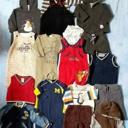 Fall/winter Baby Boy Clothes Sz 3/6 Mons