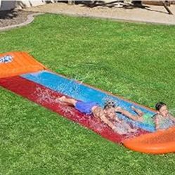 H20 Go!! Double Lane Inflatable Water Slide 