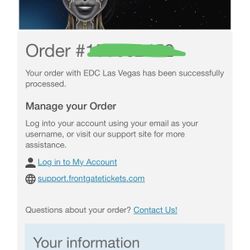 3 Day EDC GA wristband 