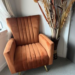 Orange Accent Chair