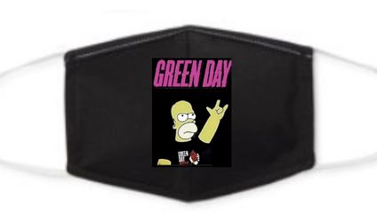 Green Day / Homer Simpson Face Mask