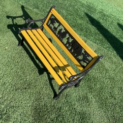 Kids Metal Bench