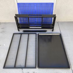 (Brand New) $100 Dog Whelping Cage 41” Kennel w/ Plastic Tray and Floor Grid 41x29x15 inches