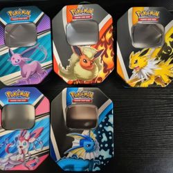 Pokemon Empty Tins 
