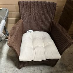 Patio Table And 2 Armchairs New