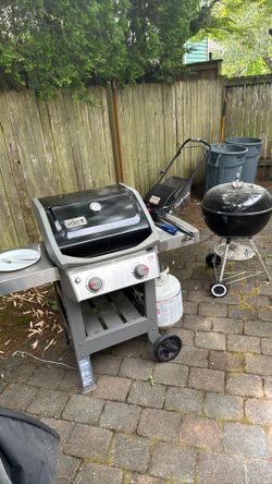 Weber spirit 2 burner GS4 high performance  & Weber charcoal grill & cover