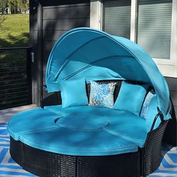 Patio Daybed Conversation Set