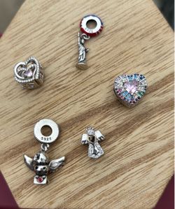Sterling Mixed Charm Lot