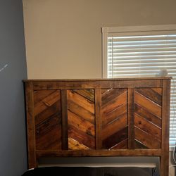 Queen Wood Headboard 