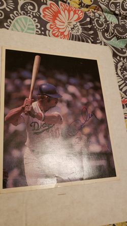 Ron Cey signed Picture
